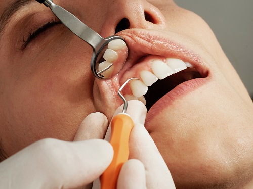 periodontics exam patient
